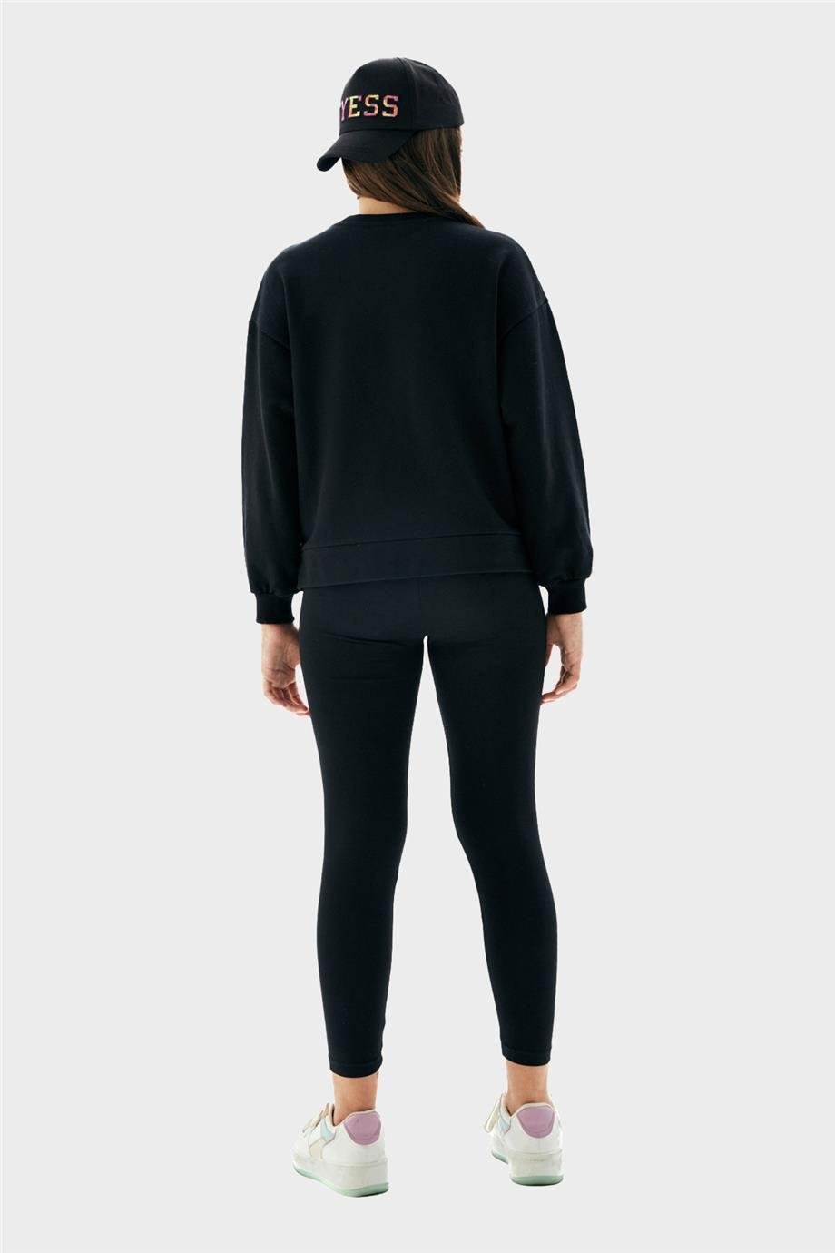 Tyess Kız Çocuk Siyah Sweatshirt