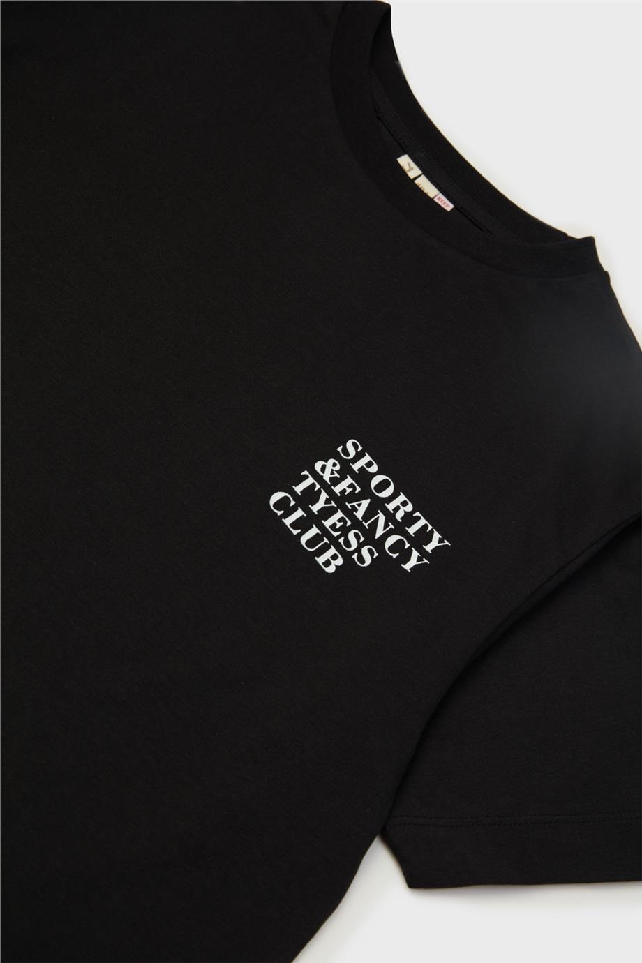 Tyess Kız Çocuk Siyah T-Shirt