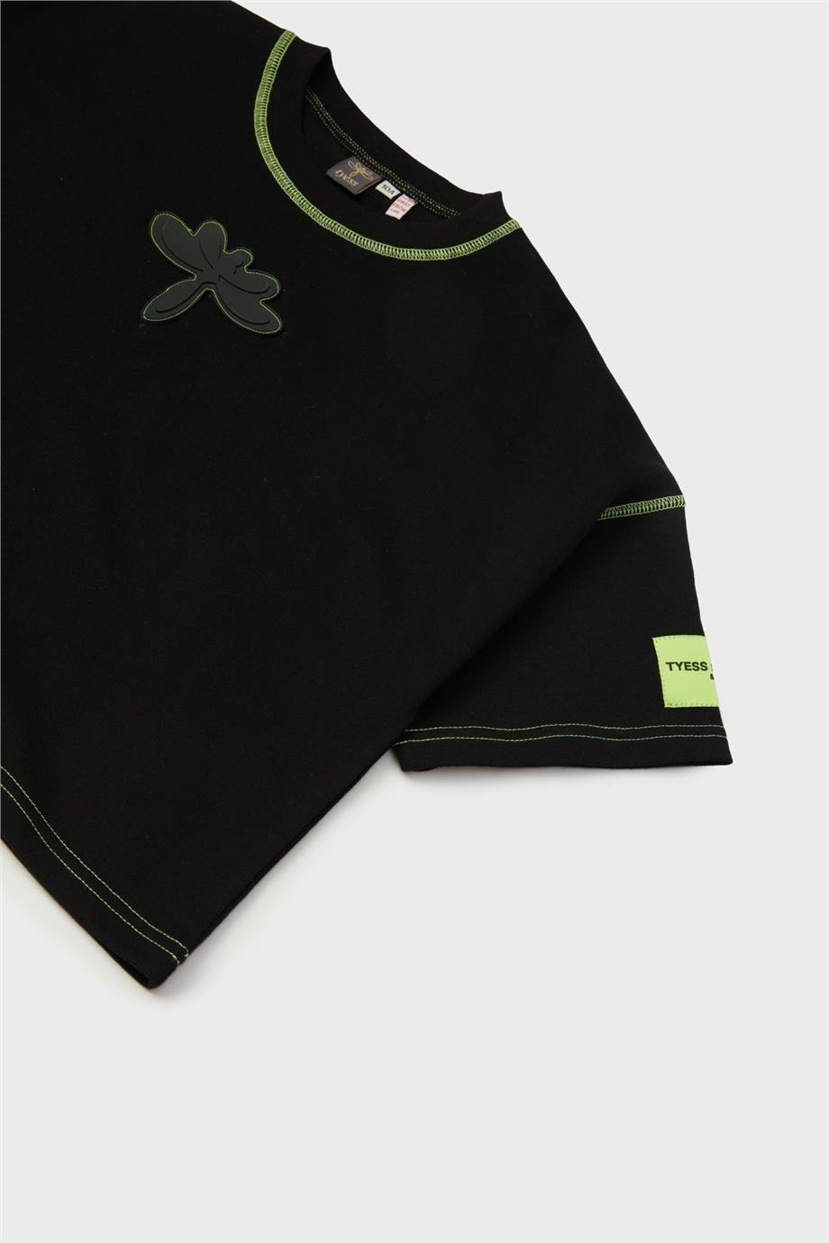 Tyess Kız Çocuk Siyah T-Shirt