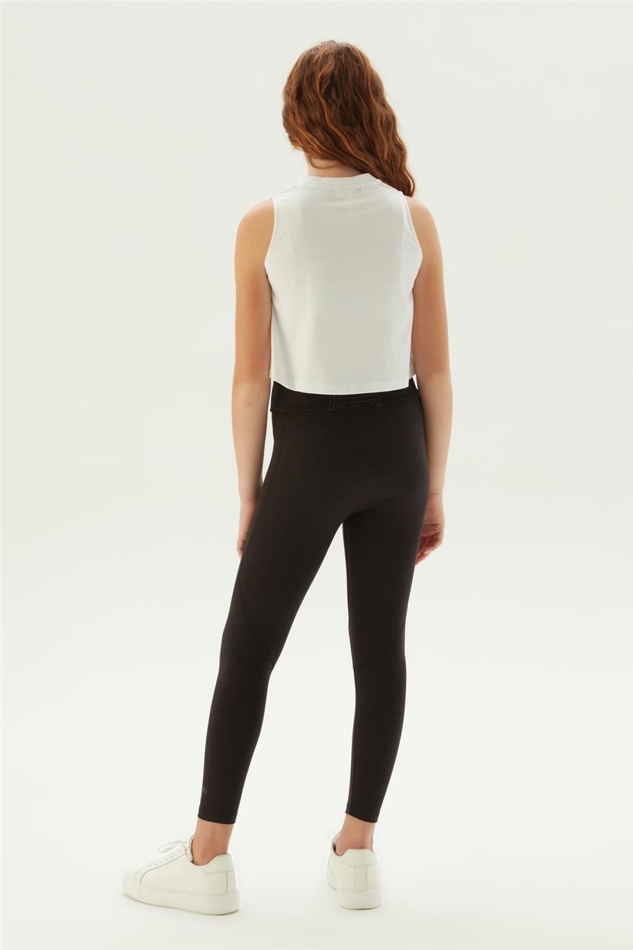 Tyess Kız Çocuk Siyah Tayt