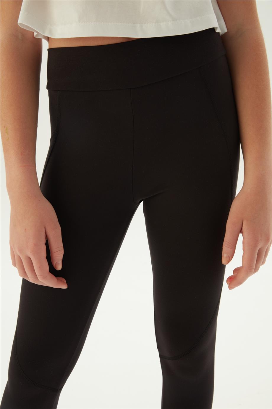 Tyess Kız Çocuk Siyah Tayt