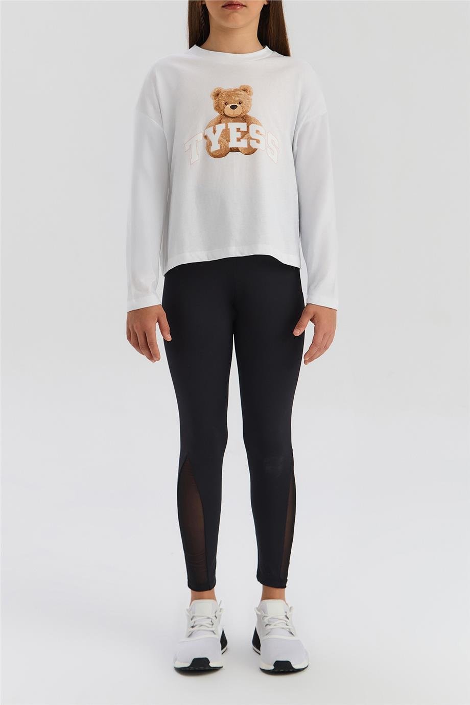 Tyess Kız Çocuk Siyah TaytTyess Kız Çocuk Siyah Tayt