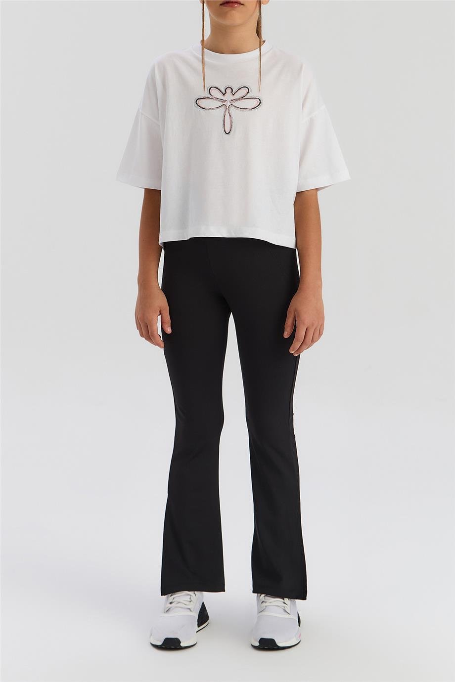 Tyess Kız Çocuk Siyah TaytTyess Kız Çocuk Siyah Tayt