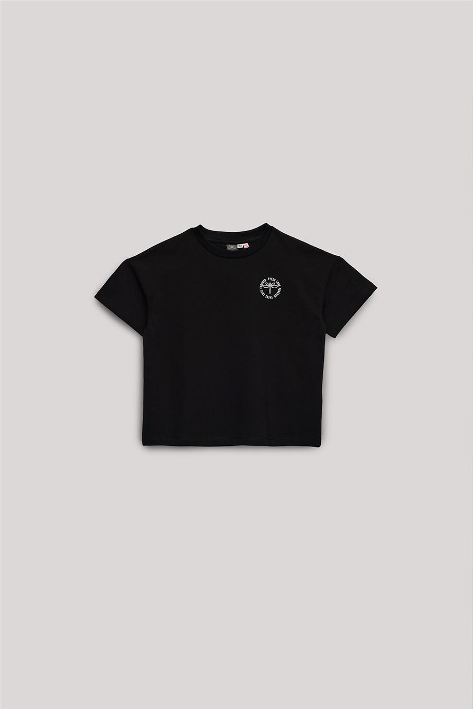 Tyess Girl Black Tshirt