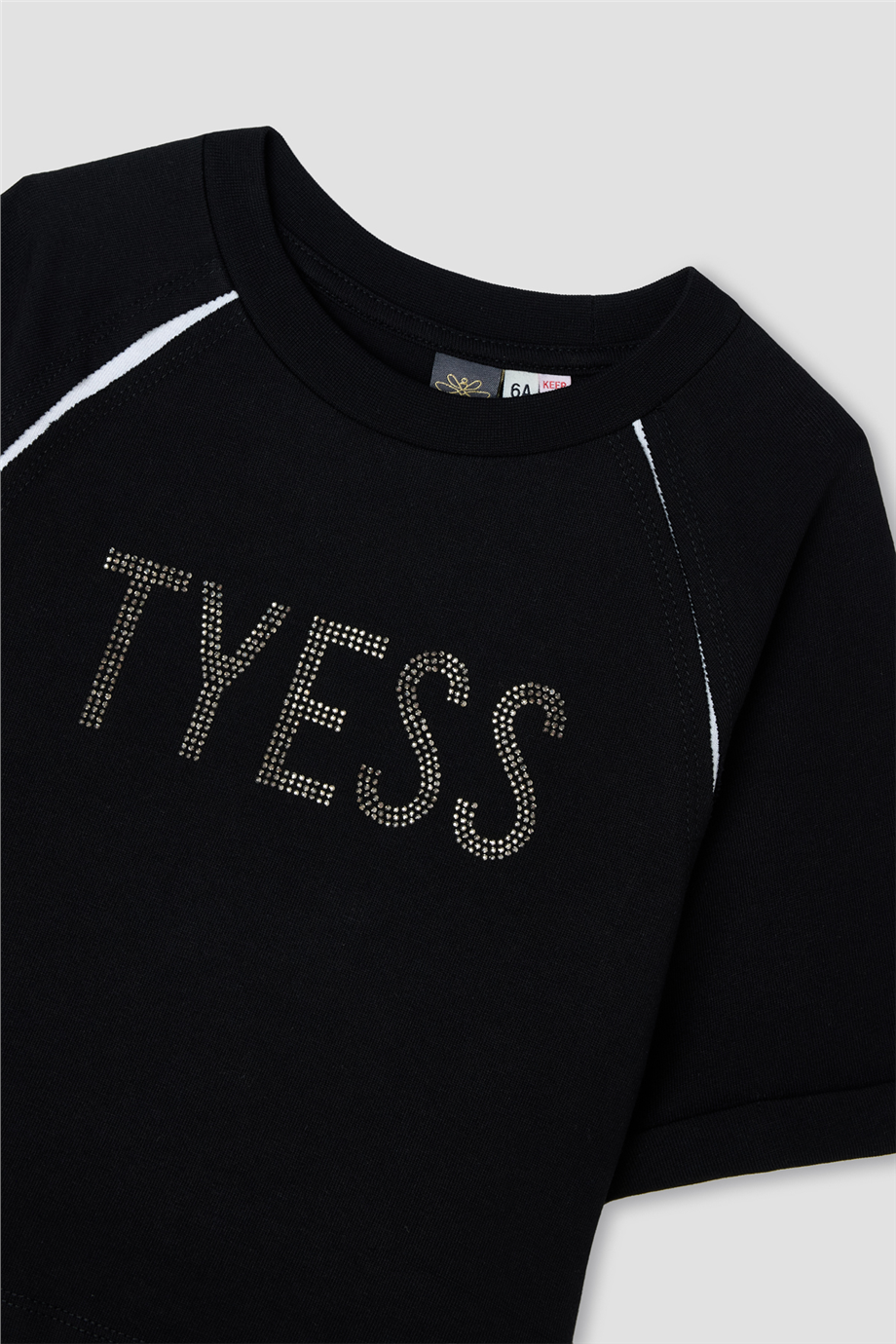 Tyess Kız Çocuk Siyah TshirtTyess Kız Çocuk Siyah Tshirt