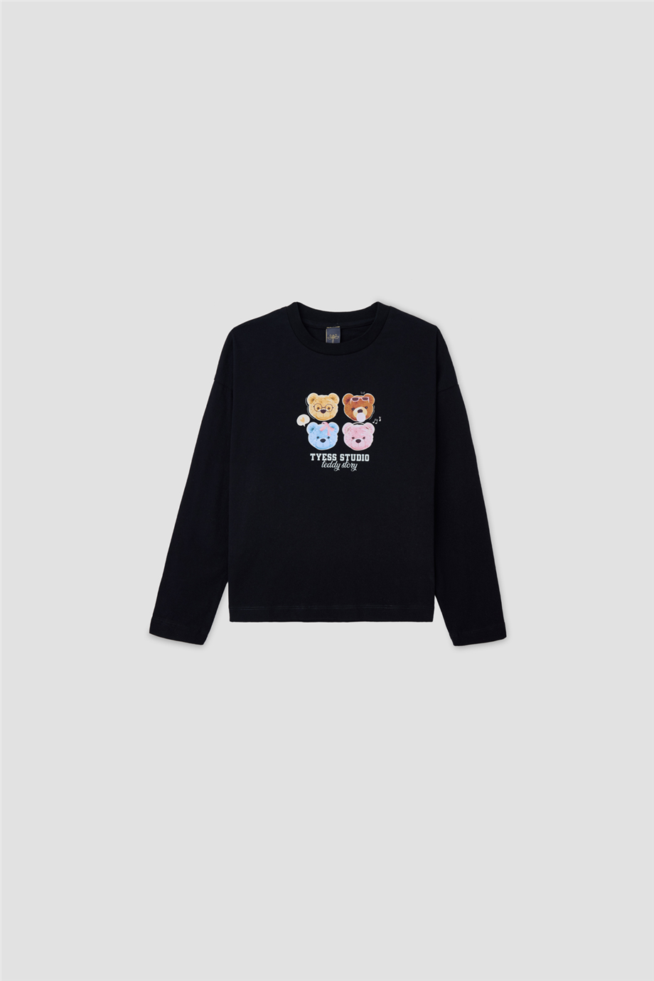 Tyess Kız Çocuk Siyah TshirtTyess Kız Çocuk Siyah Tshirt