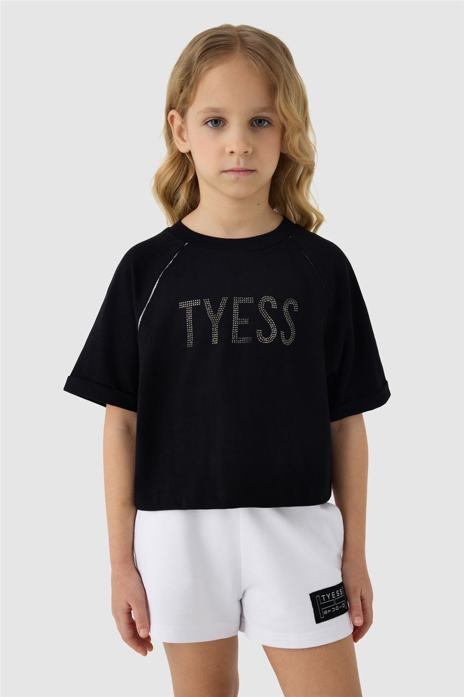 Tyess Kız Çocuk Siyah TshirtTyess Kız Çocuk Siyah Tshirt