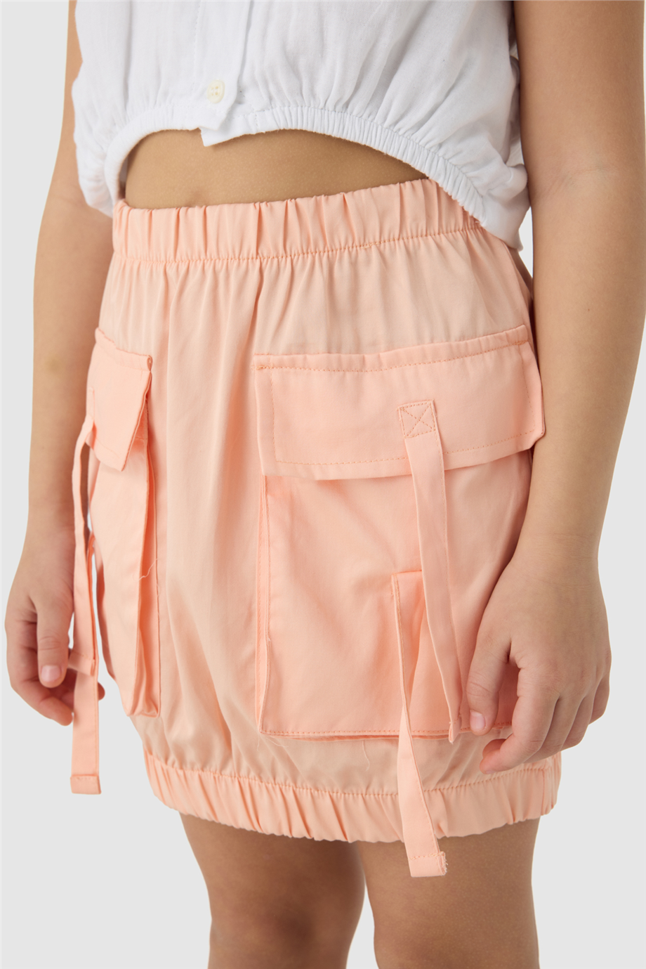 Tyess Girl Salmon SkirtTyess Girl Salmon Skirt