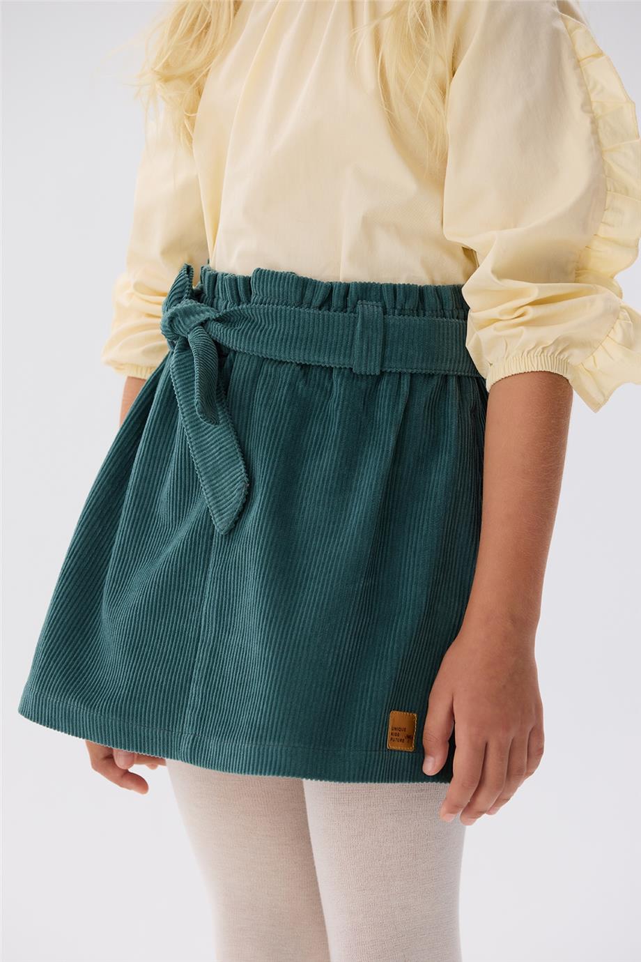 Tyess Kız Çocuk Yeşil Etek