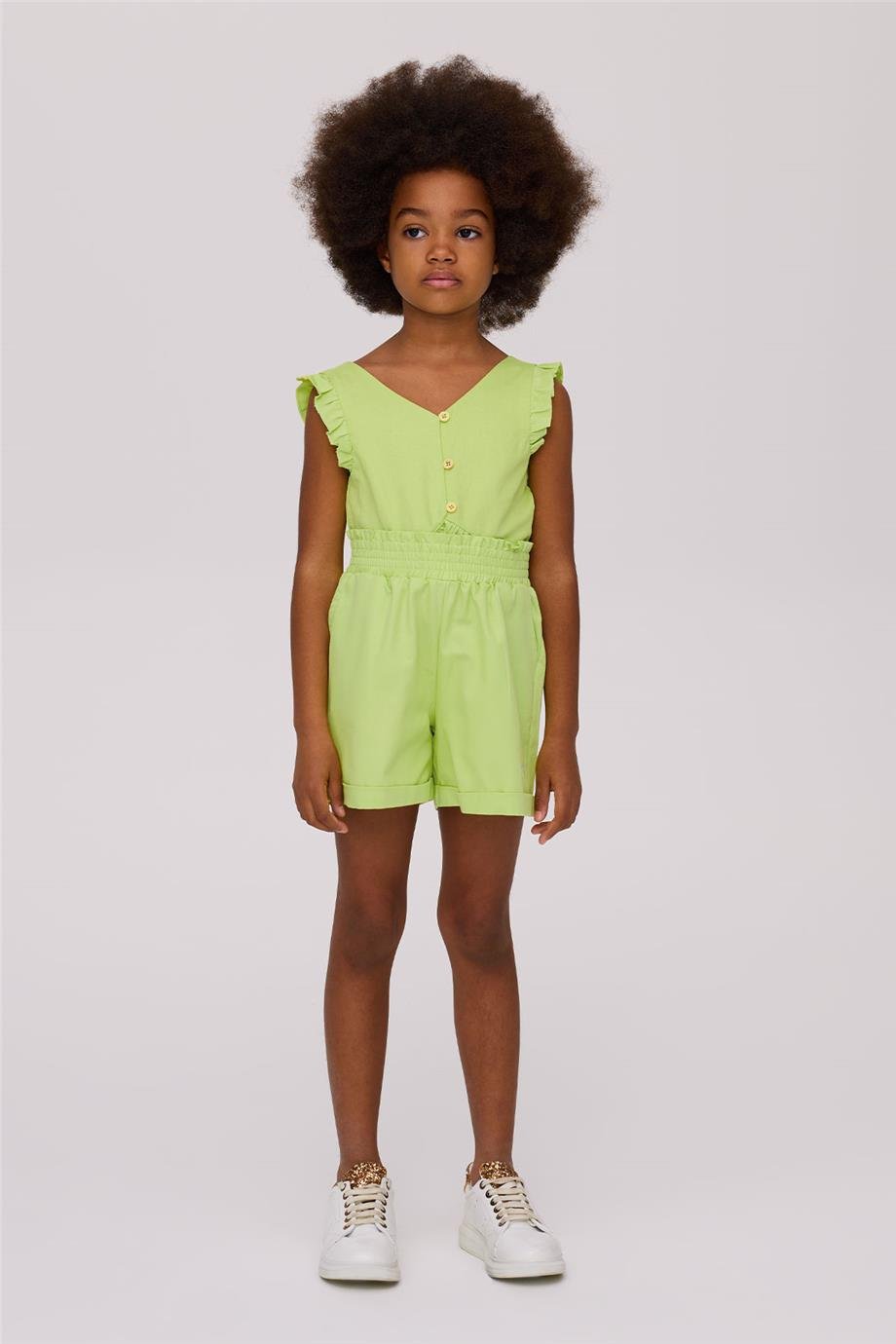 Tyess Girl Green ShortsTyess Girl Green Shorts