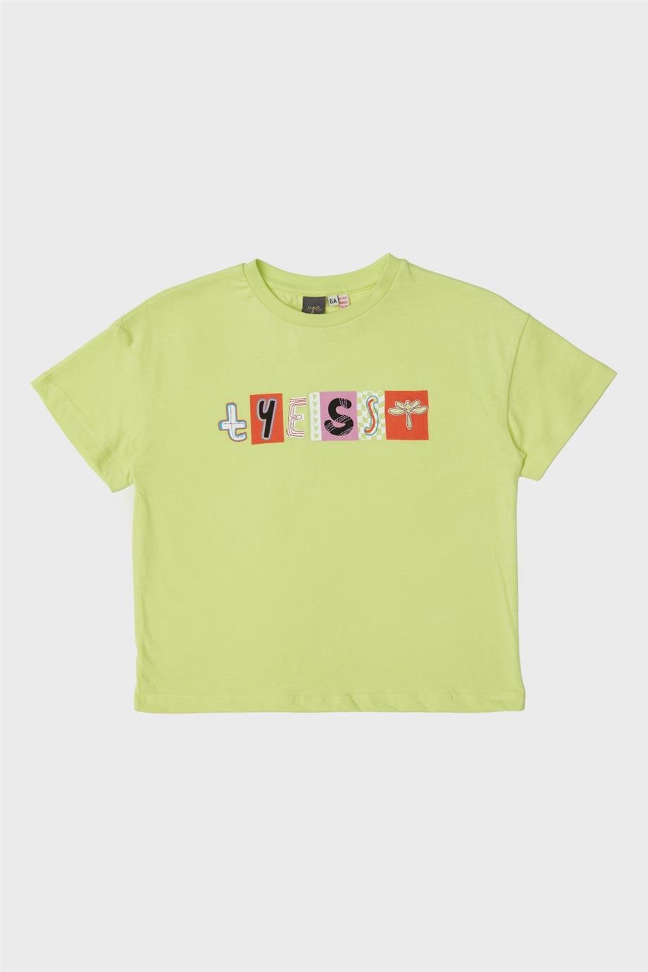 Tyess Kız Çocuk Yeşil T-Shirt