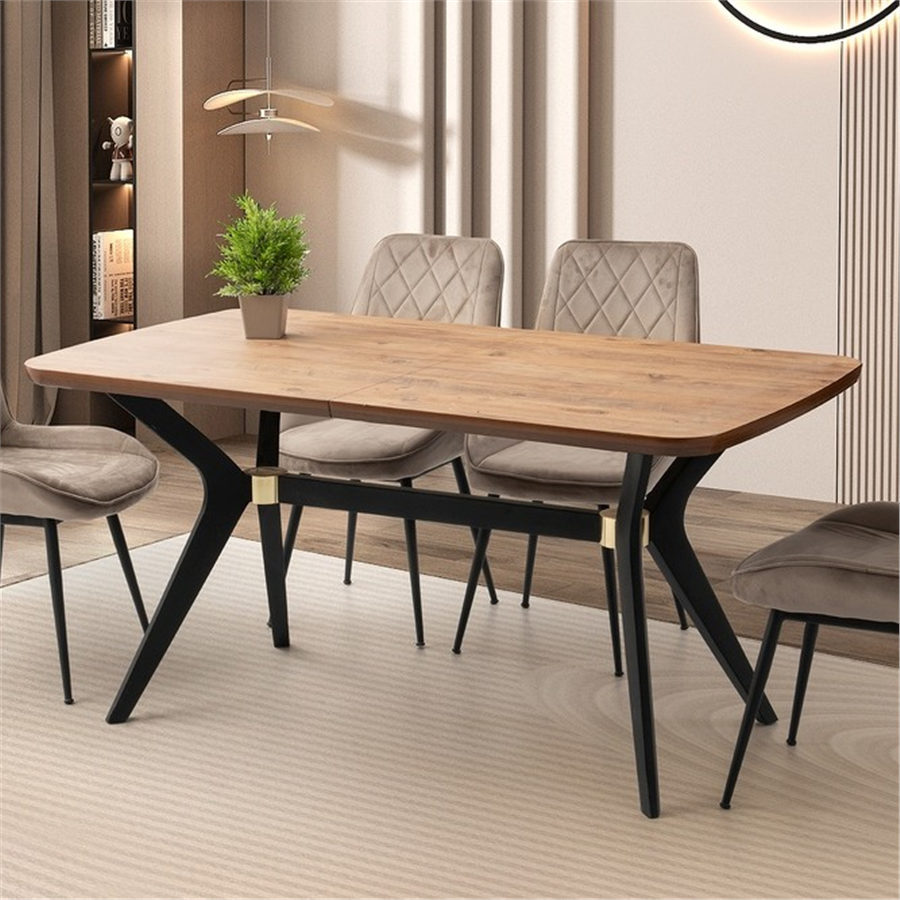 160+30*90 ANKA DİŞ BUDAK MASA + 4 FULYA SANDALYE TAKIMI