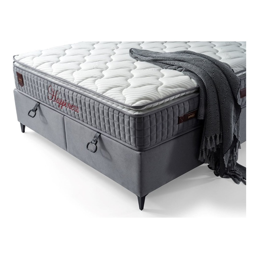 HAPPINESS VISCO YATAK, BAZA VE BAŞLIK 3'LÜ SET