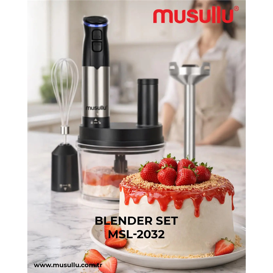 MUSULLU BLENDER SET MSL-2032 SİYAH
