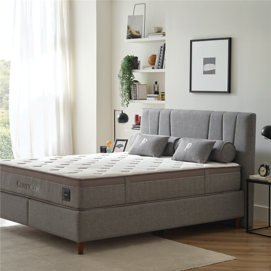 YATAŞ PUFFY COMFY COOL YATAK, BAZA VE BAŞLIK 3'LÜ SET