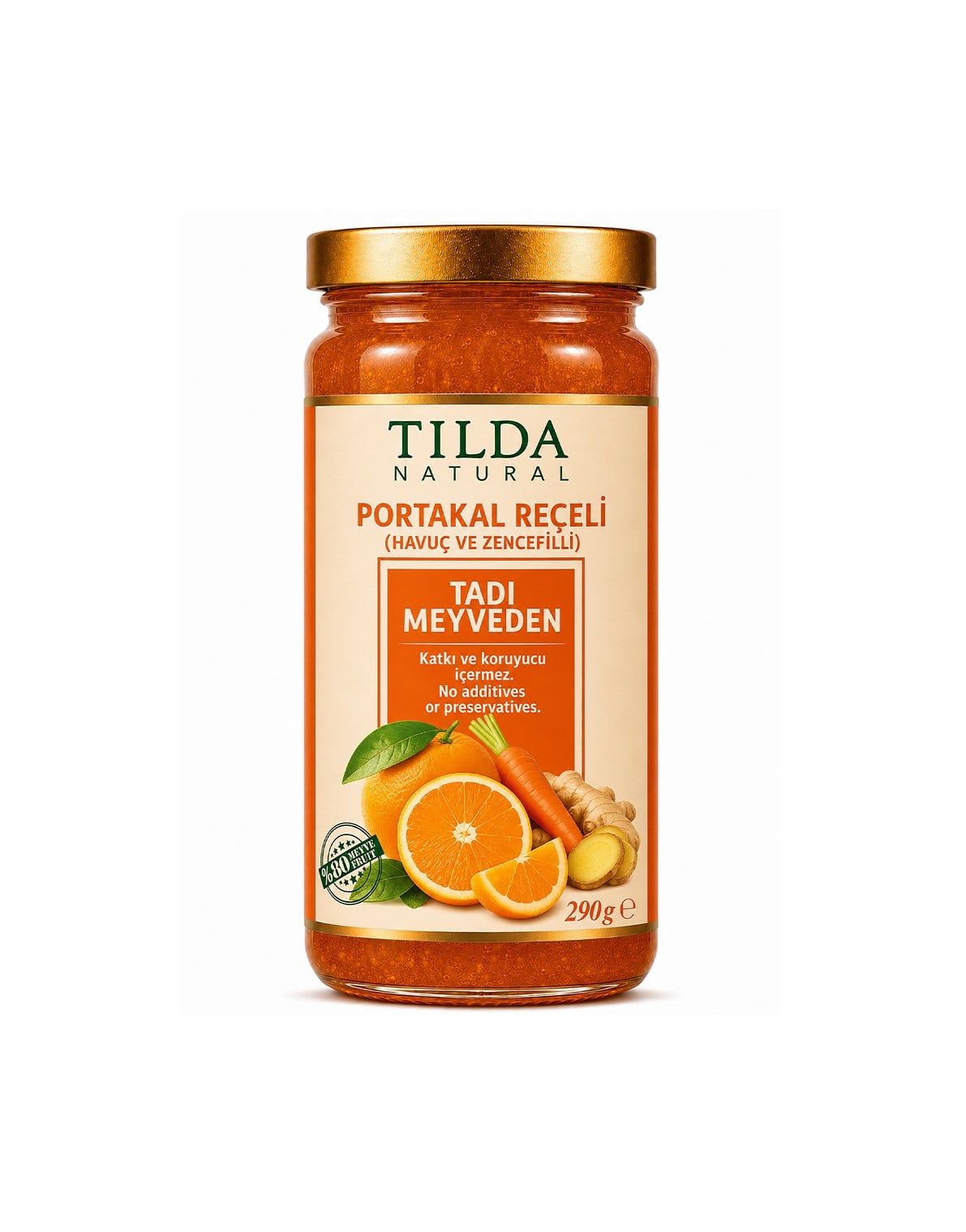 Tilda Portakal Havuç Zencefil Reçeli 290 G