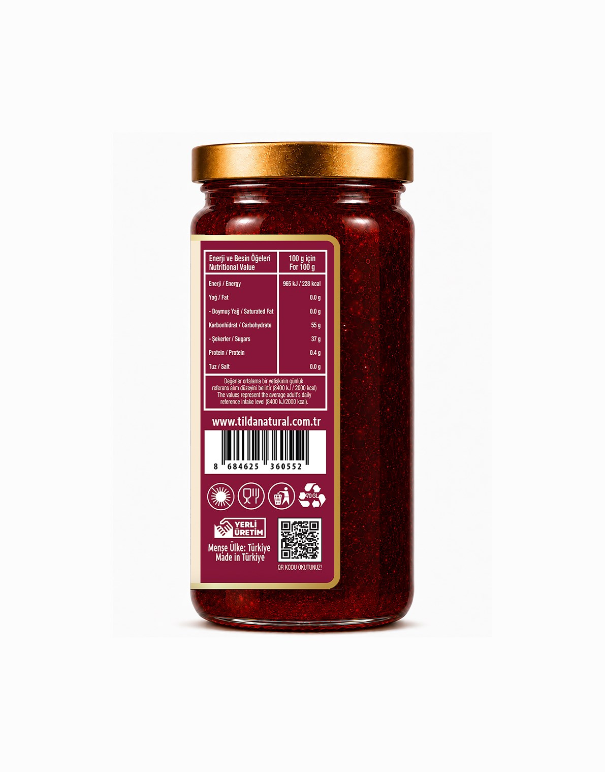 Tilda Vişne Reçeli 290 G