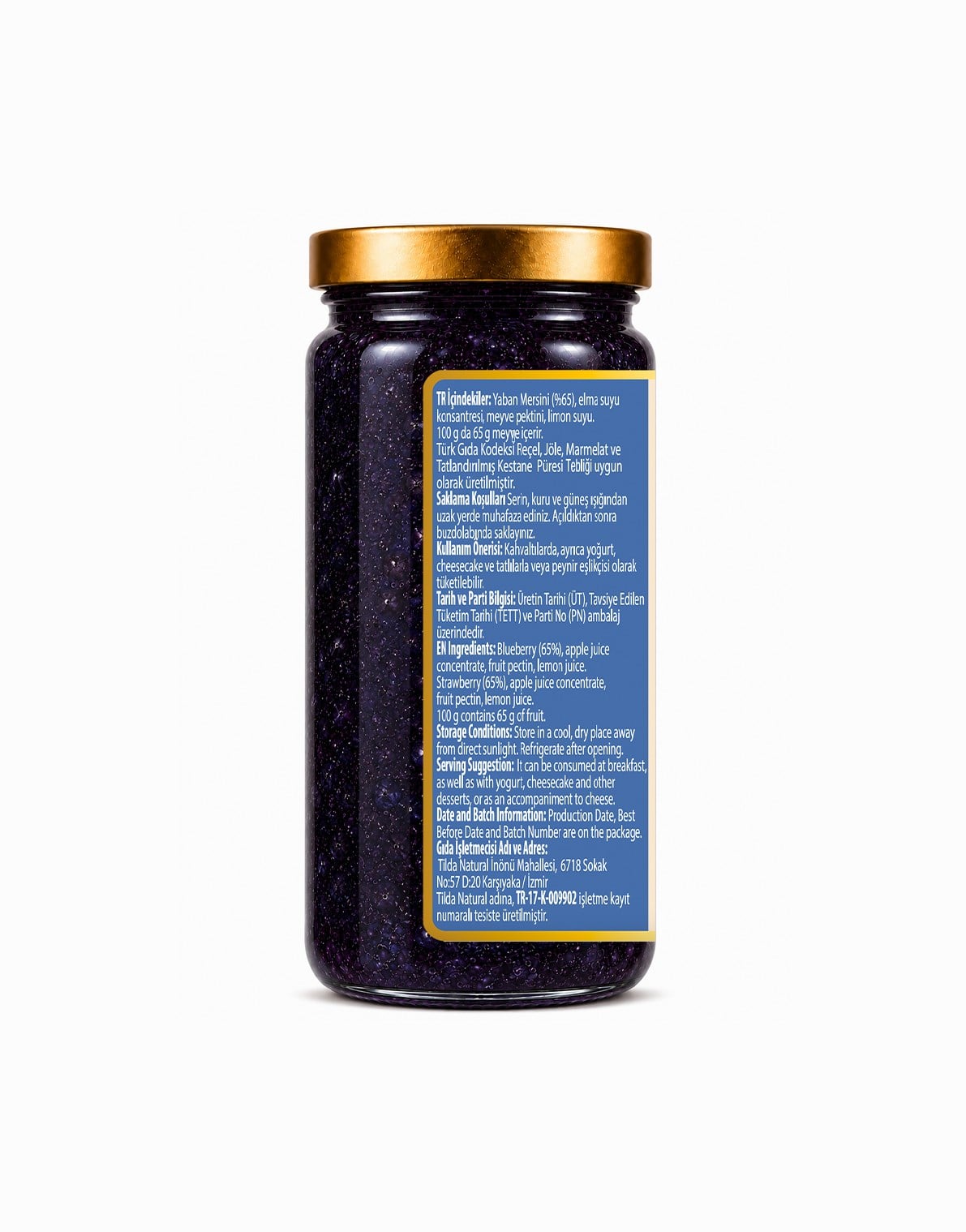 Tilda Yaban Mersini Reçeli 290 G