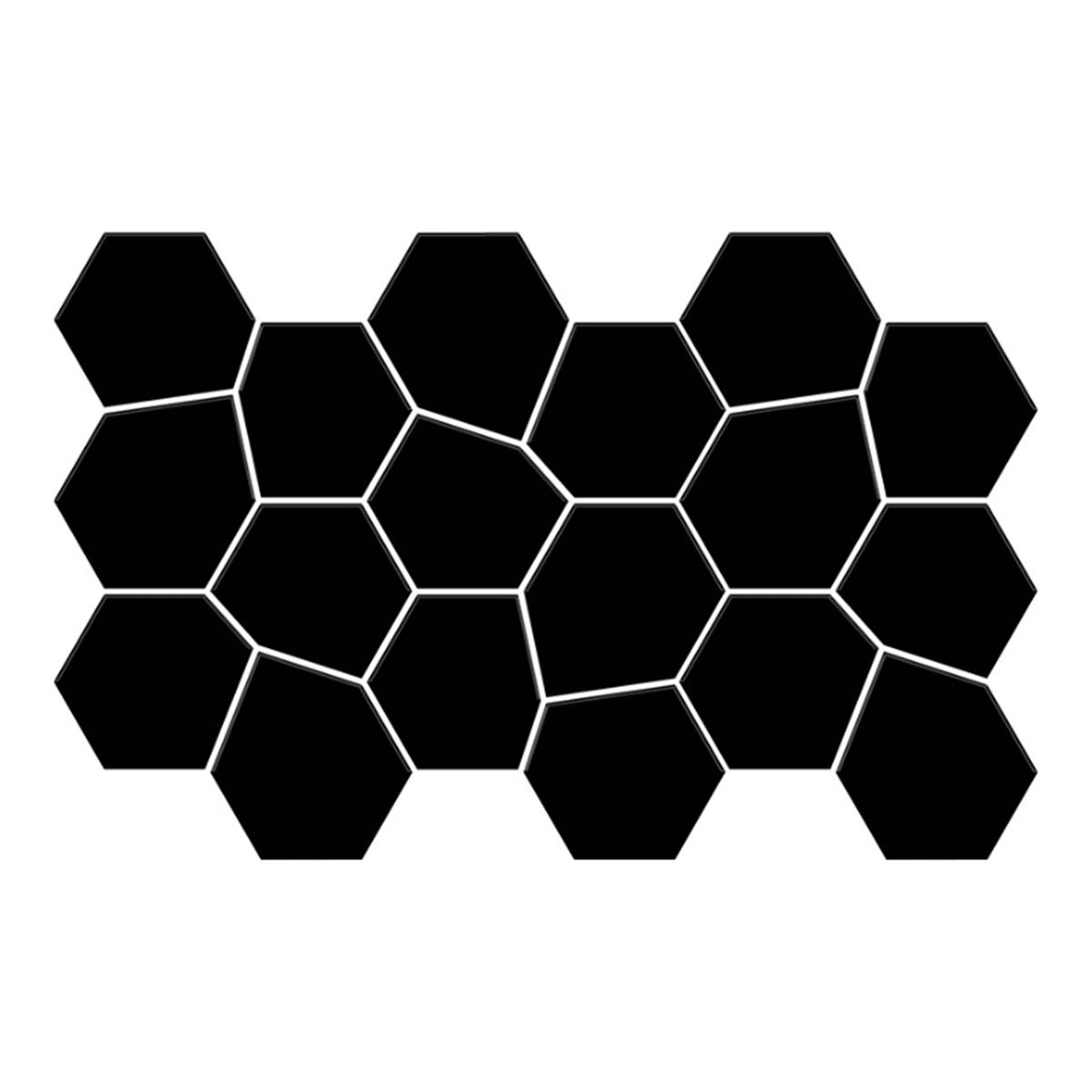 Betsan Hexa Mega Air Neostone Black Dekor Mozaik