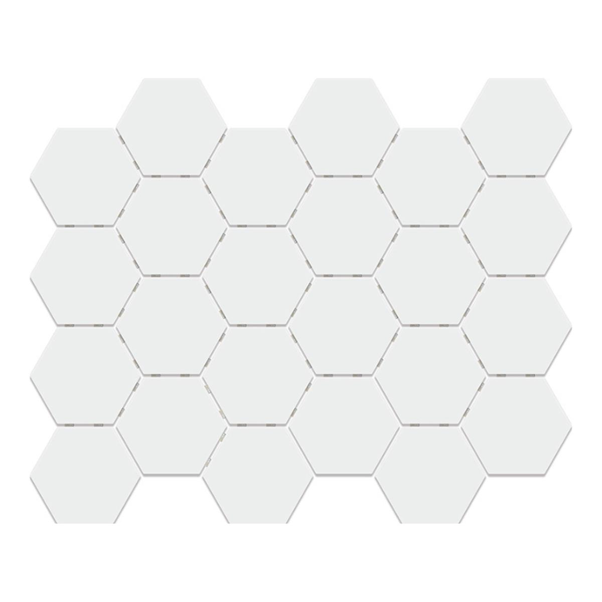 Betsan Hexa Mega Neostone White 77x88 mm Dekor Mozaik