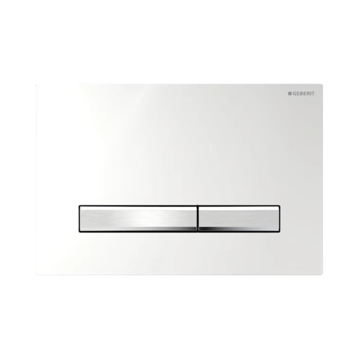 Geberit Kumanda Kapağı Sigma50 - Çift Basmalı - Parlak Krom / Krom