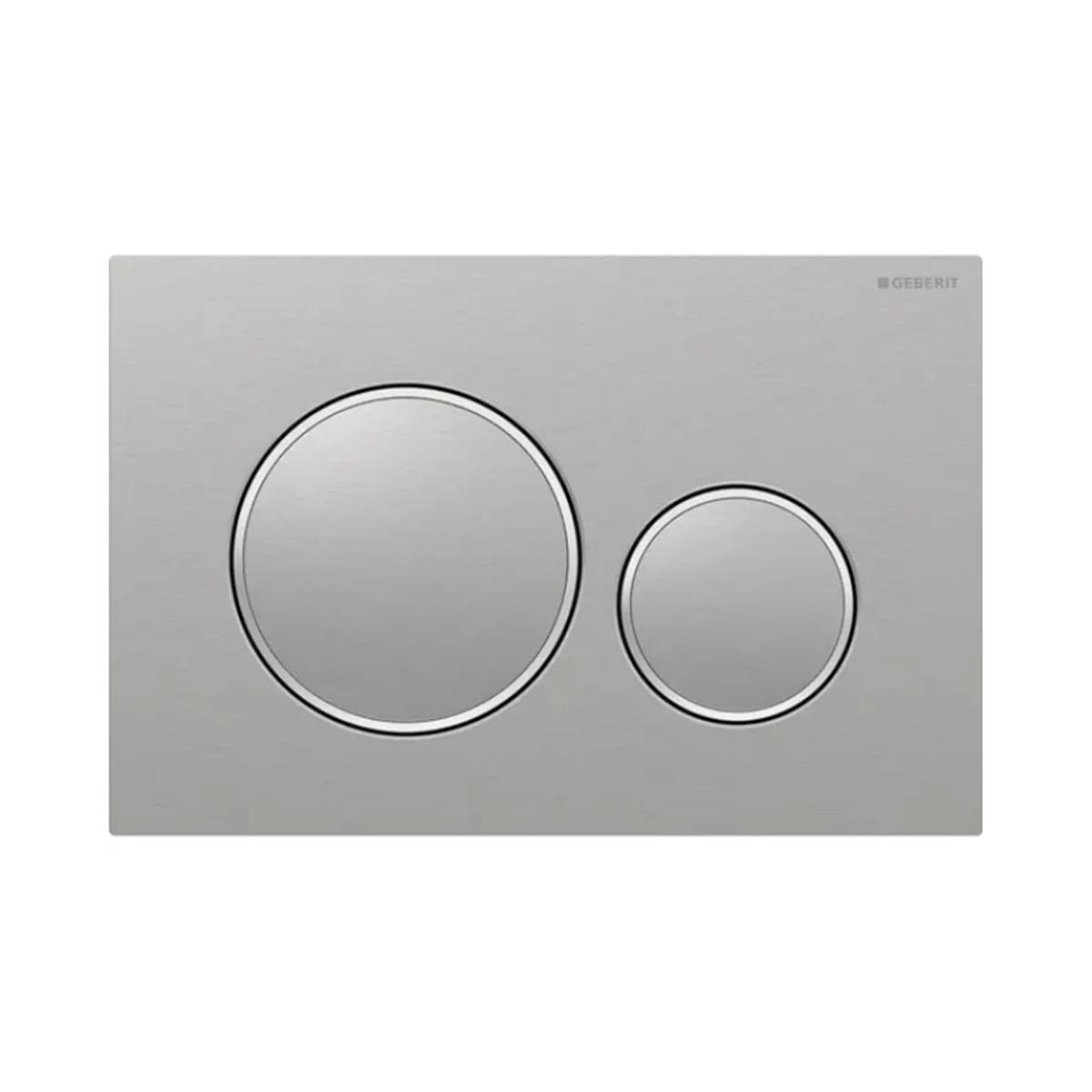 Geberit Kumanda Kapağı Sigma20 - Çift Basmalı - Paslanmaz Çelik