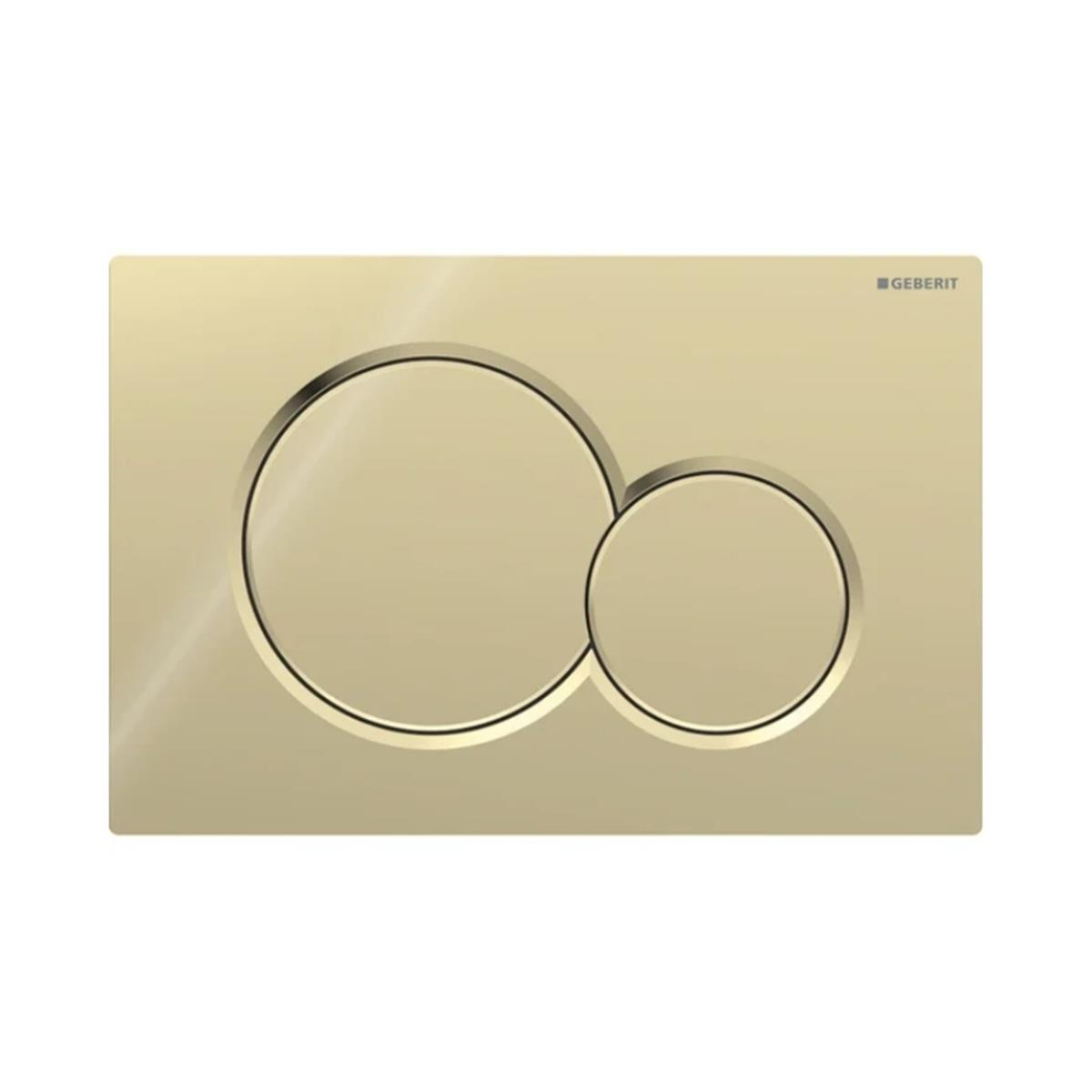 Geberit Kumanda Kapağı Sigma 01 - Çift Basmalı - Pirinç