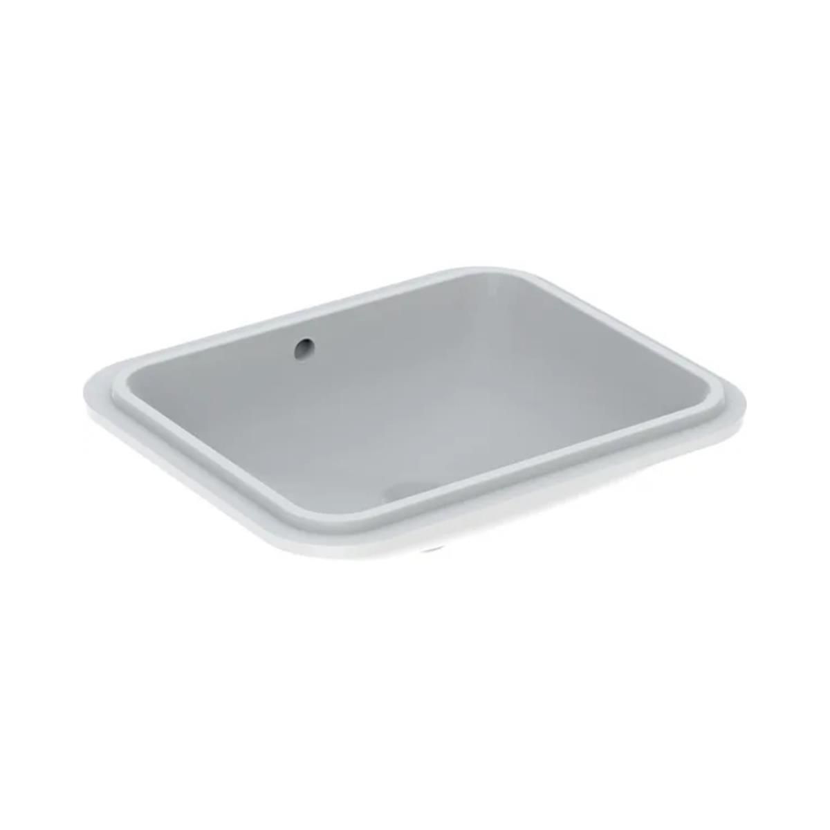 Geberit VariForm Tezgah Altı Lavabo, Dikdörtgen, 50x40 cm (Taşma Delikli)