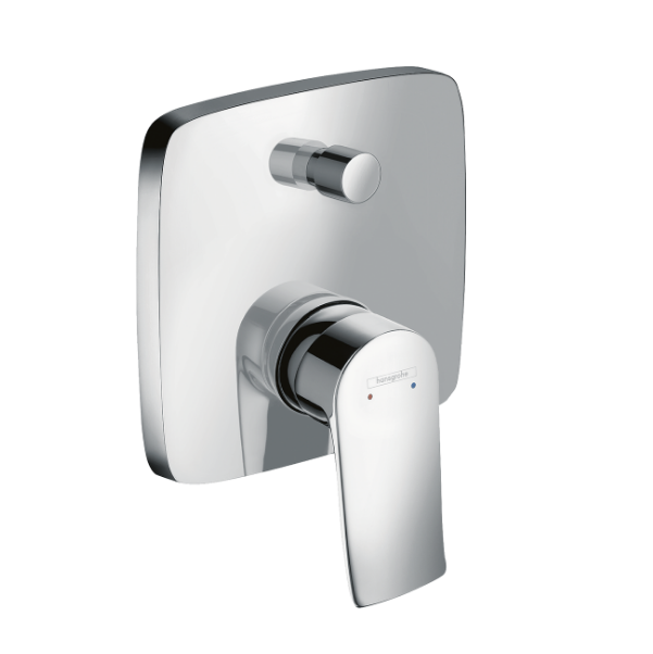 Hansgrohe Metris Tek Kollu Banyo Bataryası Ankastre Montaj Krom 