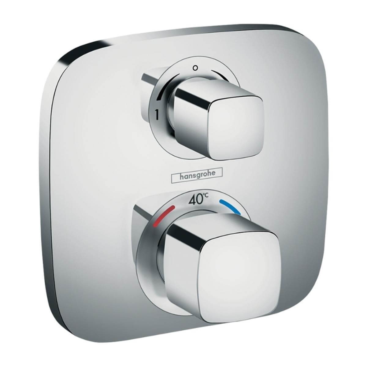 Hansgrohe Ecostat E Termostat Ankastre Montaj, 2 Çıkış için Krom