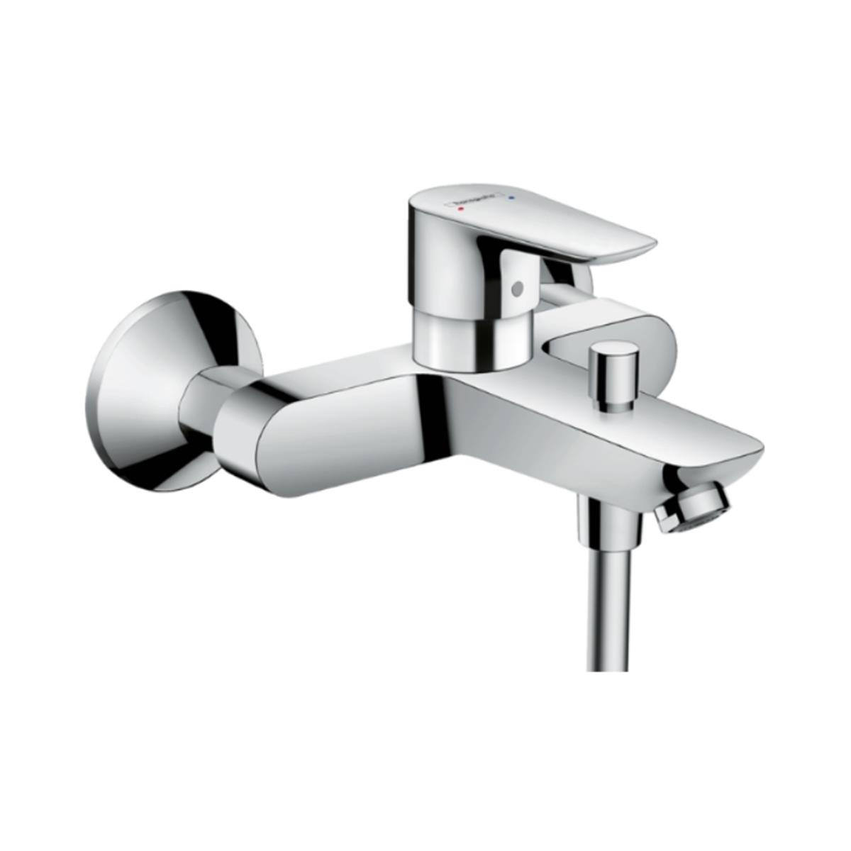 Hansgrohe Talis E Tek Kollu Banyo Bataryası Aplike Krom