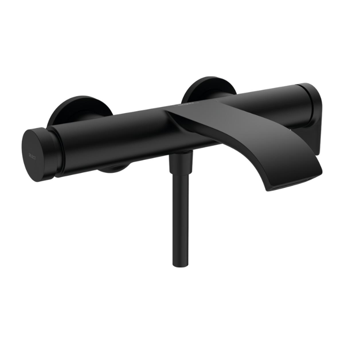 Hansgrohe Vivenis Tek Kollu Banyo Bataryası Aplike Montaj Satin Siyah