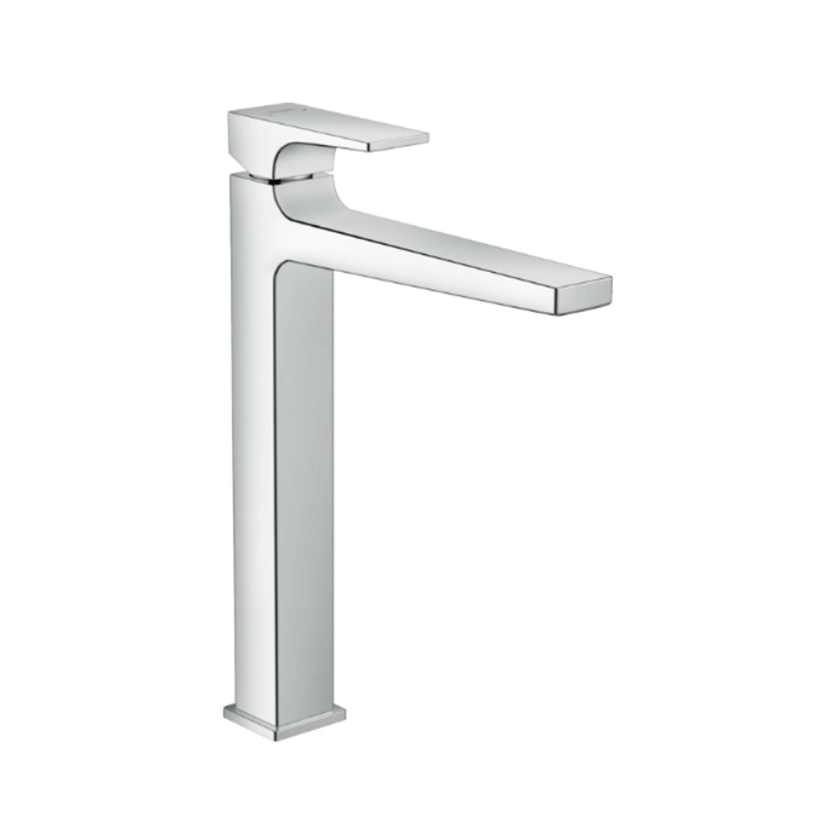 Hansgrohe Metropol Tek kollu lavabo Bataryası 260 çubuk volan, bas- aç gider seti ile, çanak lavabolar için Krom