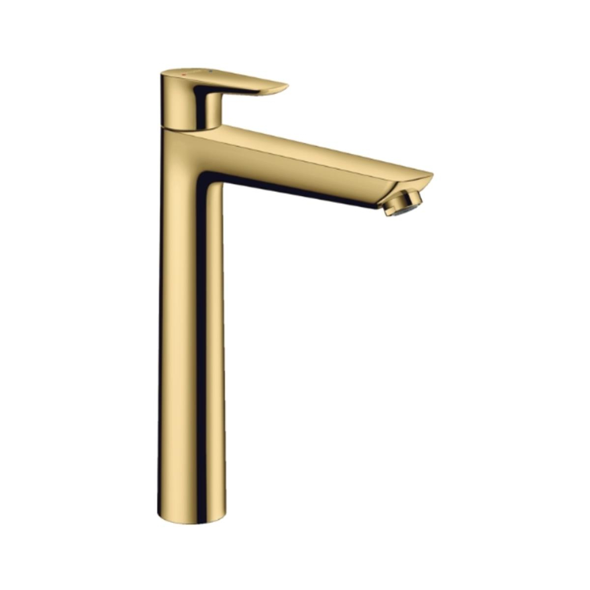 Hansgrohe Talis E Tek kollu Lavabo Bataryası 240 kumandasız Parlak Altın Optik