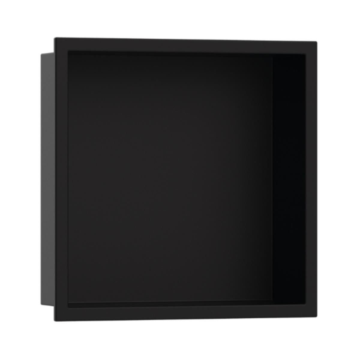 Hansgrohe XtraStoris Original Duvar nişi entegre çerçeveli 300/300/100 Satin Siyah