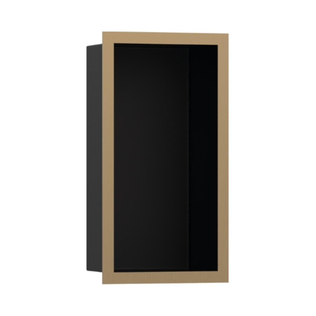 Hansgrohe XtraStoris Individual Duvar nişi Satin Siyah tasarım çerçeveli 300/150/100 Mat Bronz