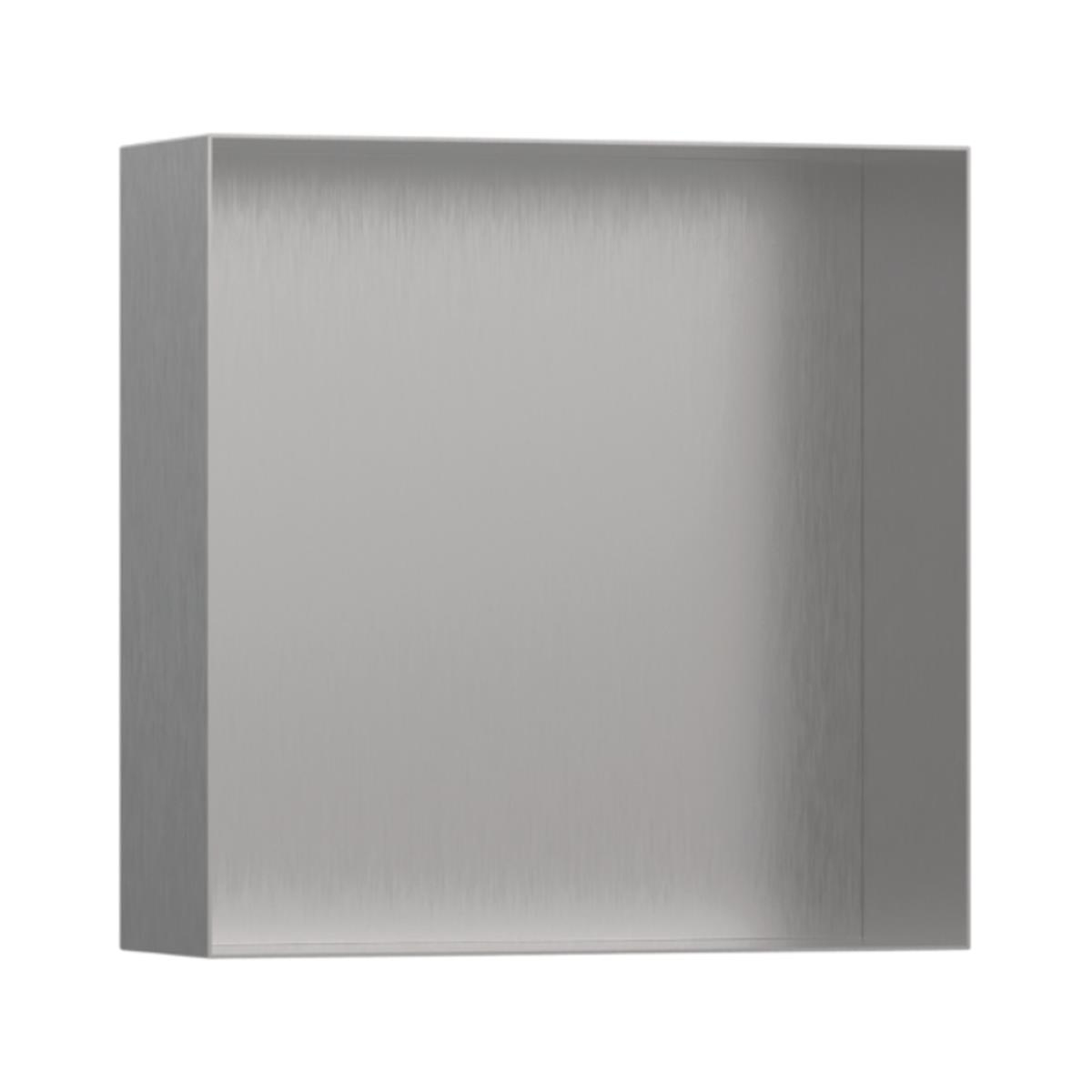 Hansgrohe XtraStoris Minimalistic Duvar nişi açık çerçeveli 300/300/100 Mat Paslanmaz Çelik