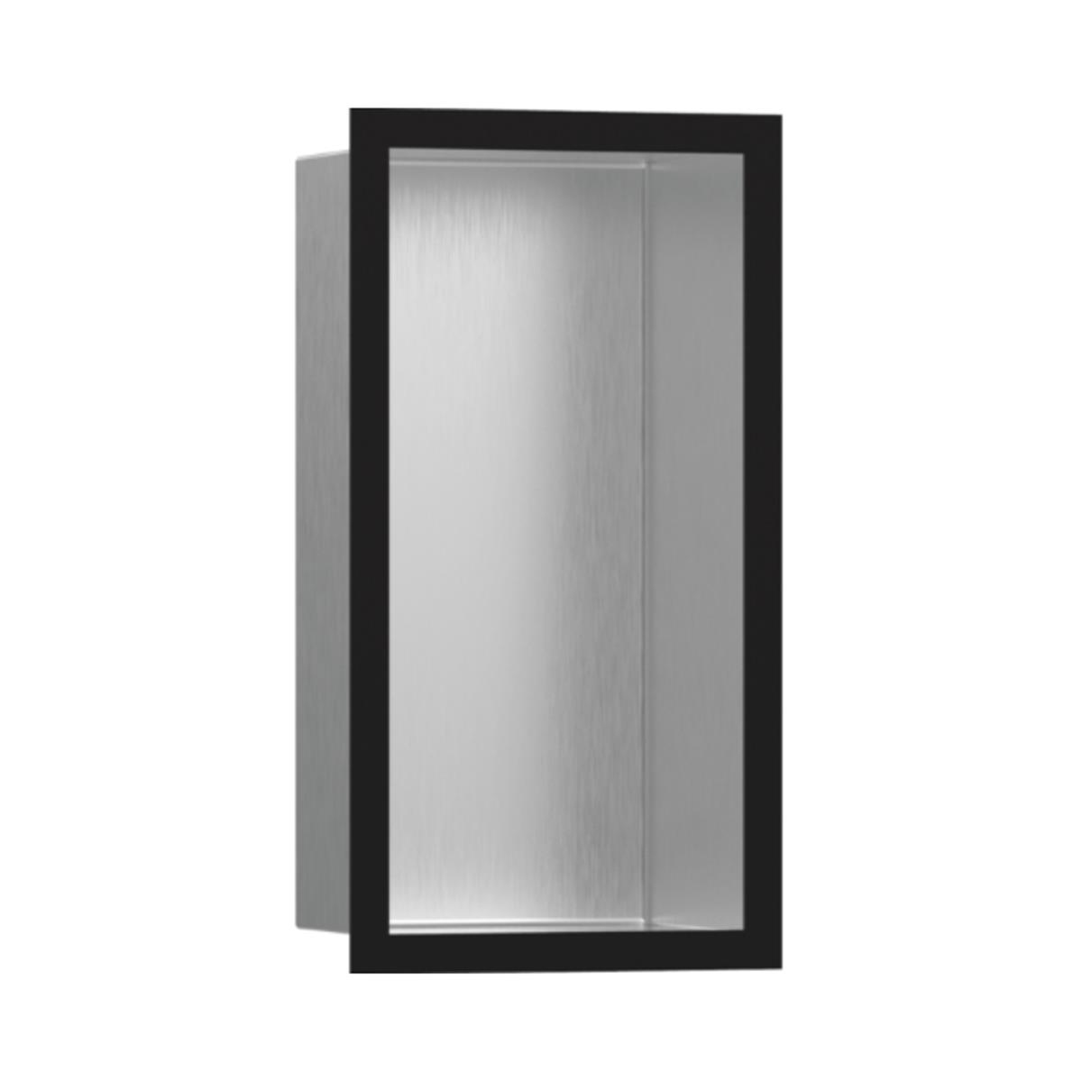 Hansgrohe XtraStoris Individual Duvar nişi Paslanmaz Çelik tasarım çerçeveli 300/150/100 Satin Siyah