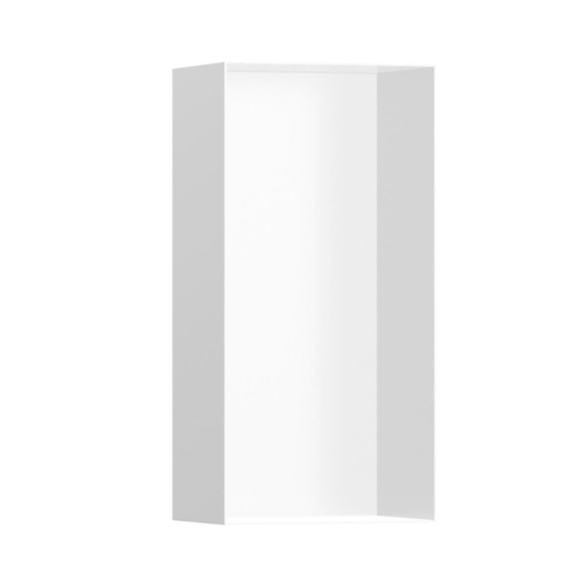 Hansgrohe XtraStoris Minimalistic Duvar nişi açık çerçeveli 300/150/100 Satin Beyaz
