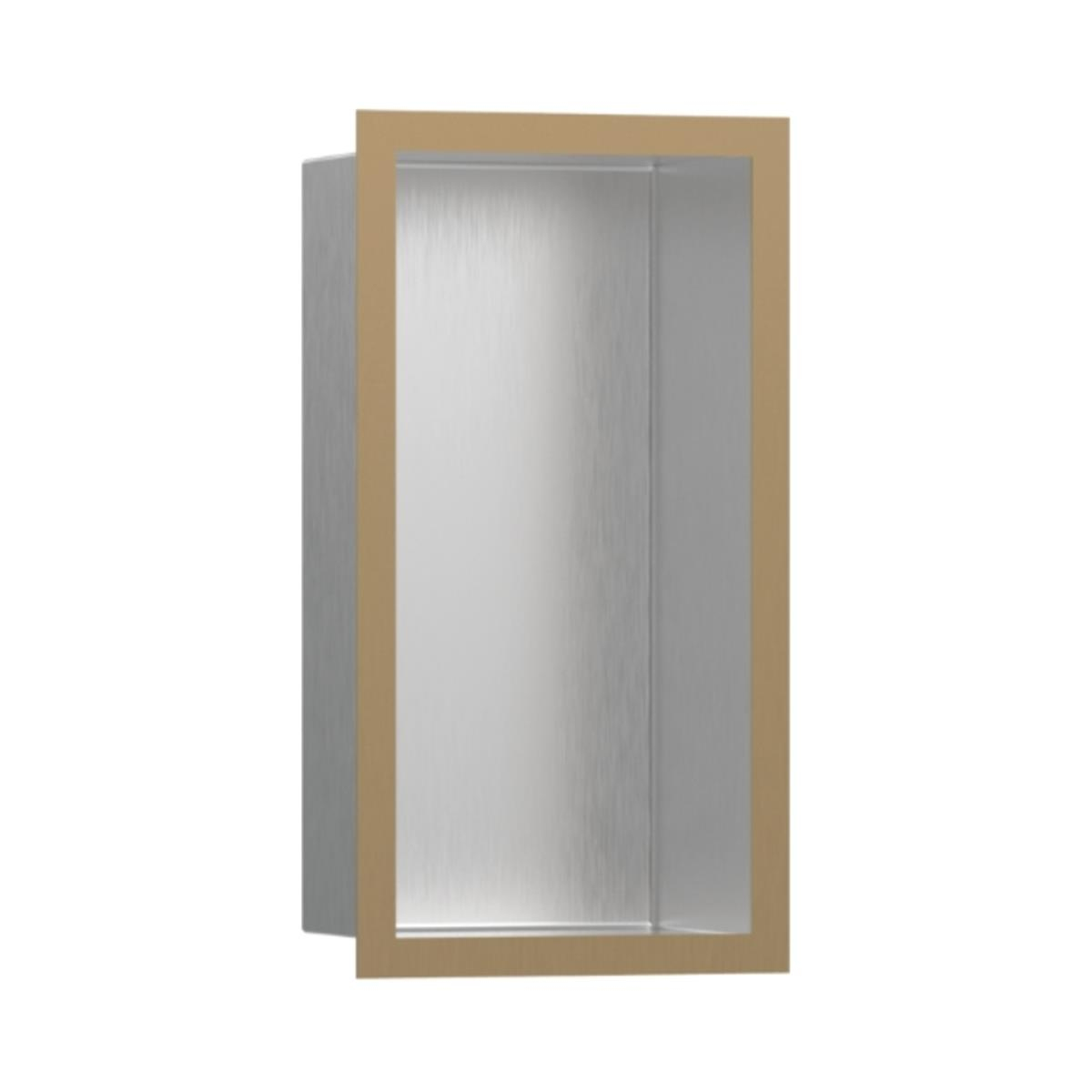 Hansgrohe XtraStoris Individual Duvar nişi Paslanmaz Çelik tasarım çerçeveli 300/150/100 Mat Bronz