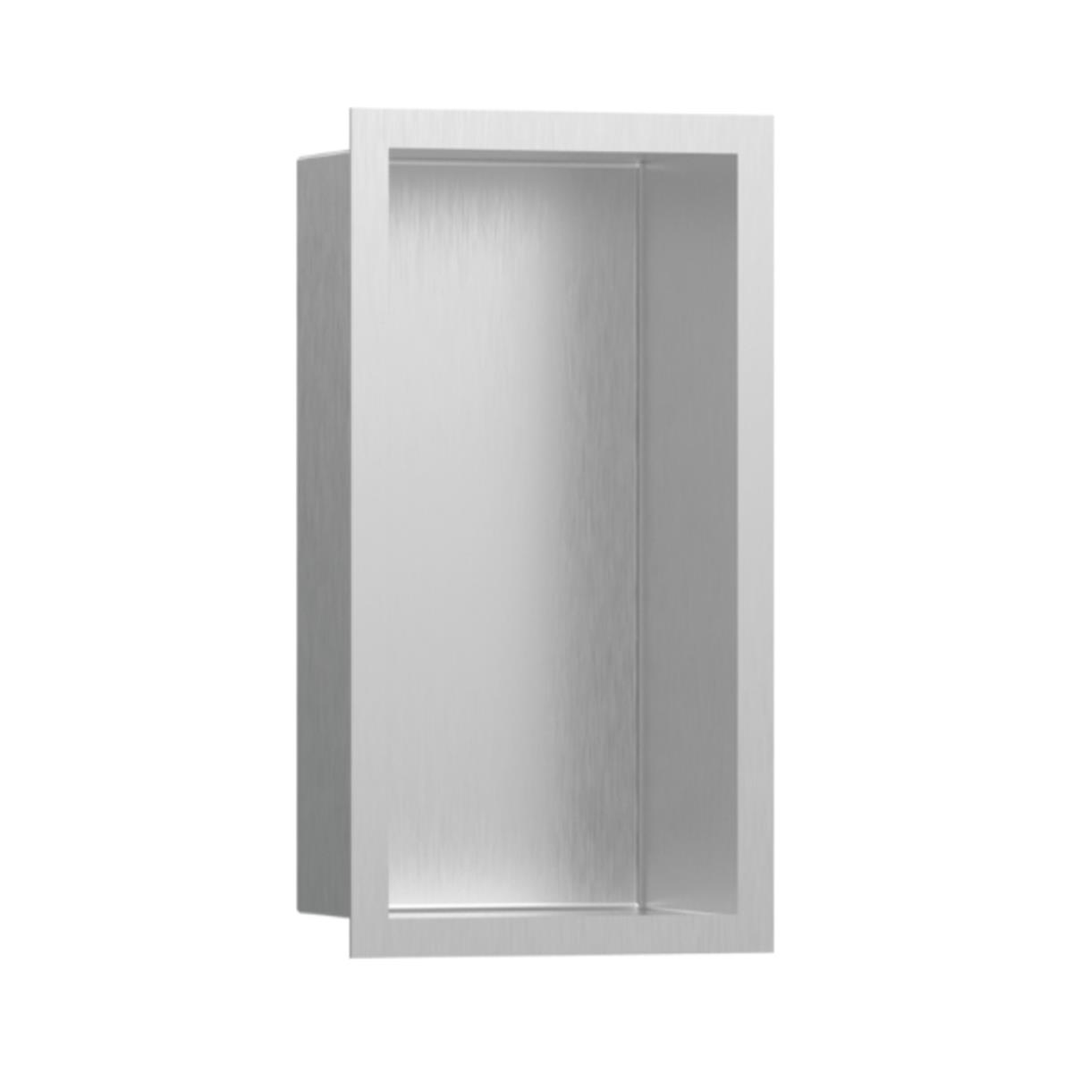 Hansgrohe XtraStoris Individual Duvar nişi Paslanmaz Çelik tasarım çerçeveli 300/150/100 Mat Paslanmaz Çelik