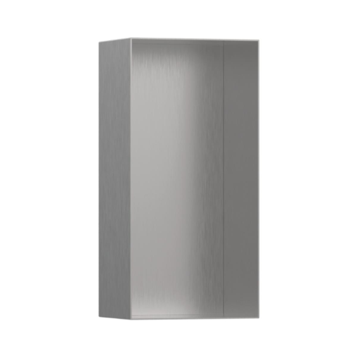 Hansgrohe XtraStoris Minimalistic Duvar nişi açık çerçeveli 300/150/100 Mat Paslanmaz Çelik