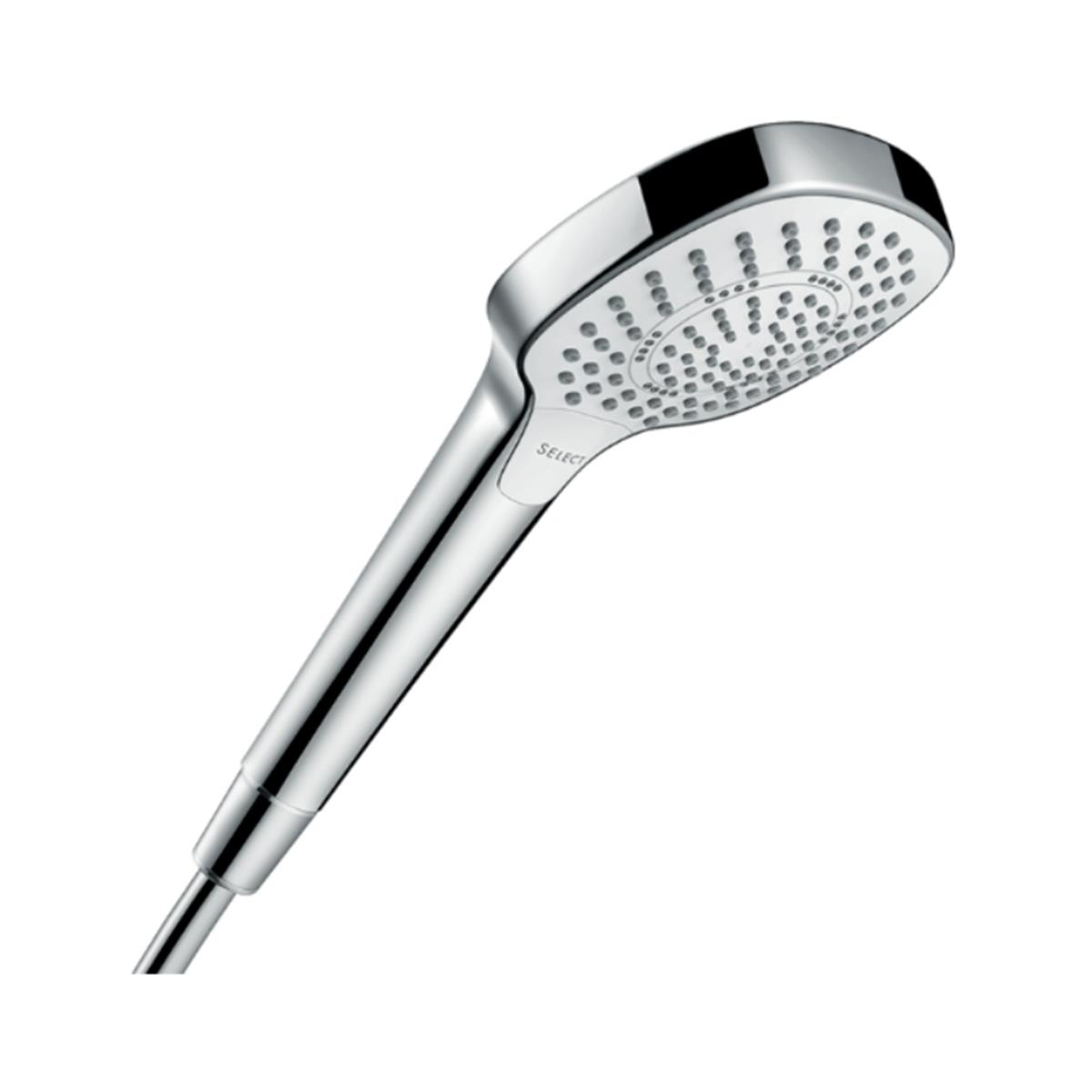 Hansgrohe Croma Select E El Duşu Multi Beyaz / Krom