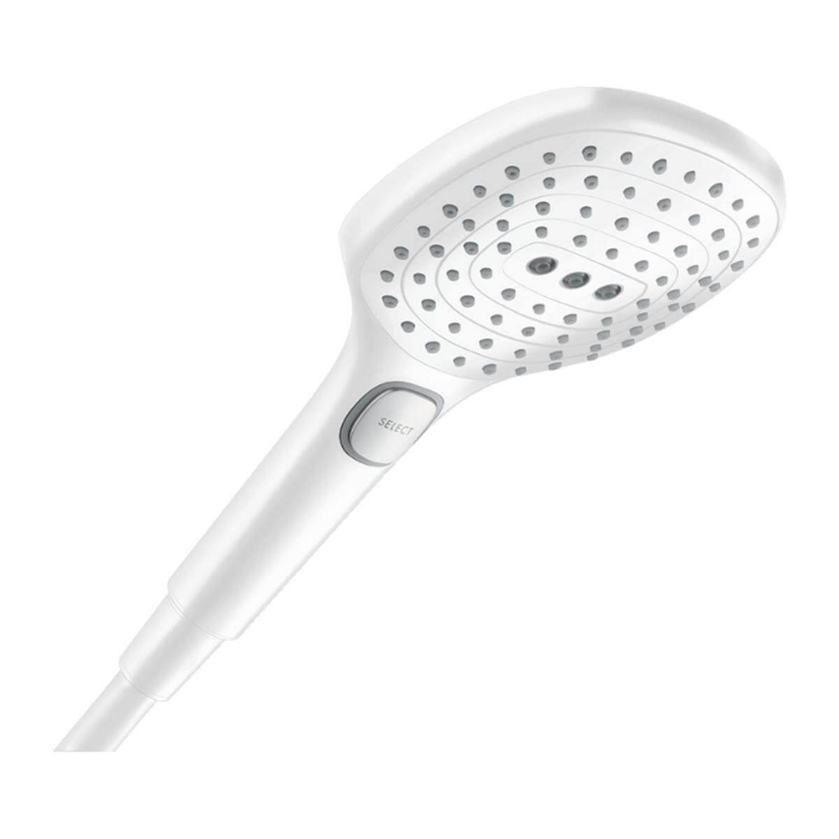 Hansgrohe Raindance Select E El Duşu 120 3 jet Satin Beyaz