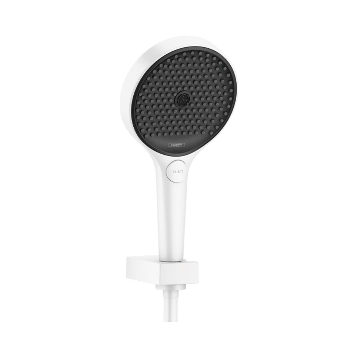 Hansgrohe Rainfinity Porter set 130 3jet 160 cm duş hortumu ile Satin Beyaz