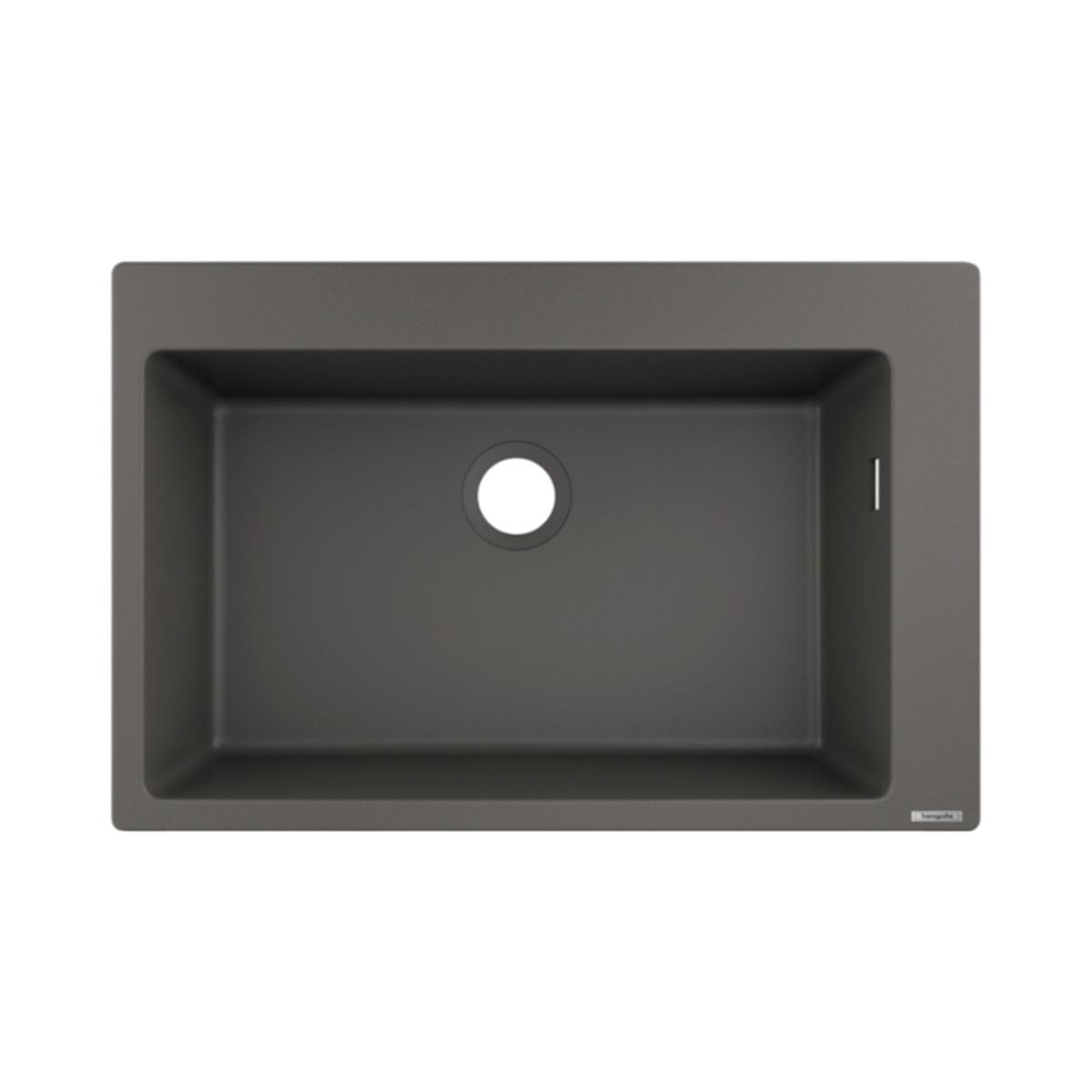 Hansgrohe S510-F660 SilicaTec Ankastre Granit Eviye 660 Taş Grisi