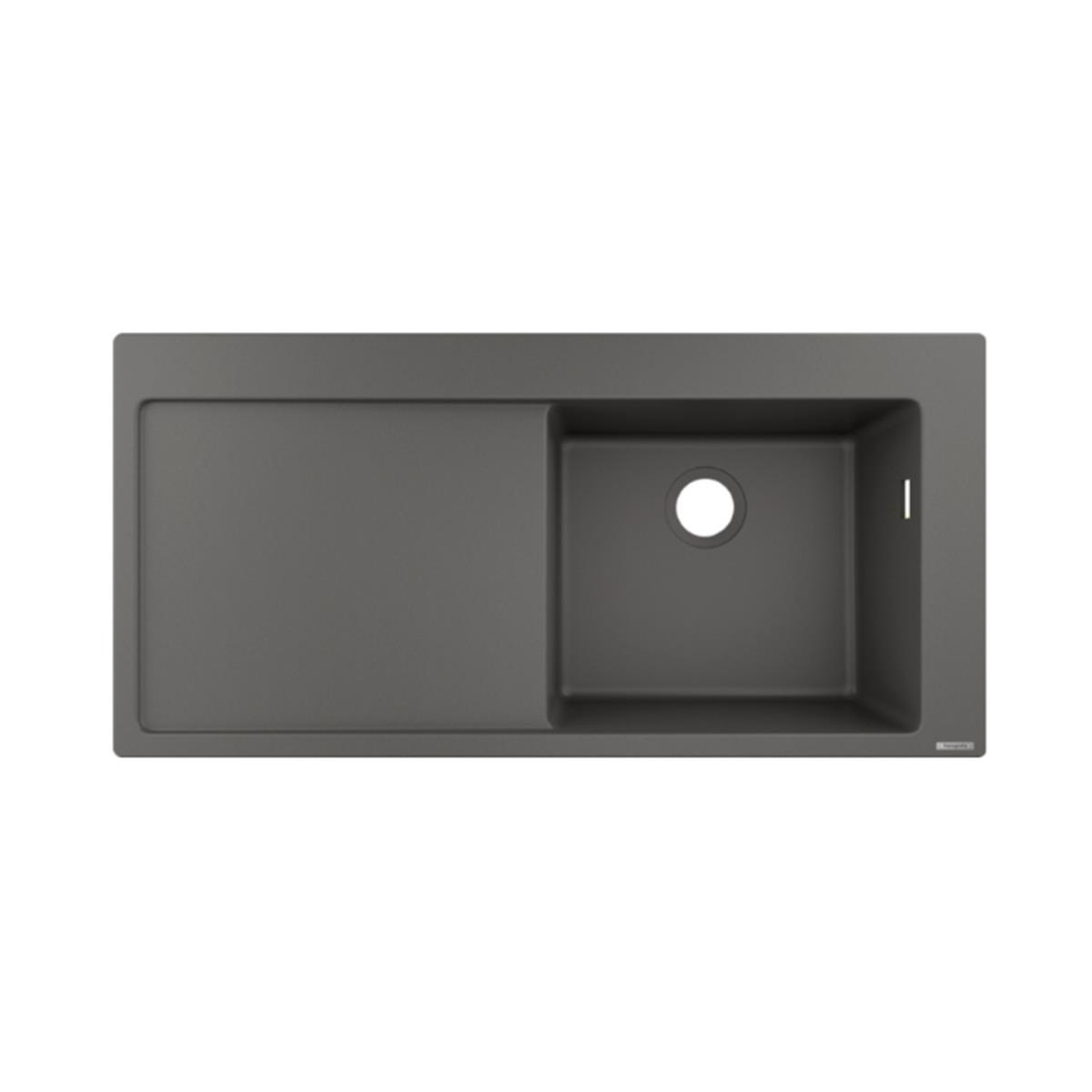 Hansgrohe S514-F450 SilicaTec Ankastre Granit Eviye 450 Damlalıklı Taş Grisi