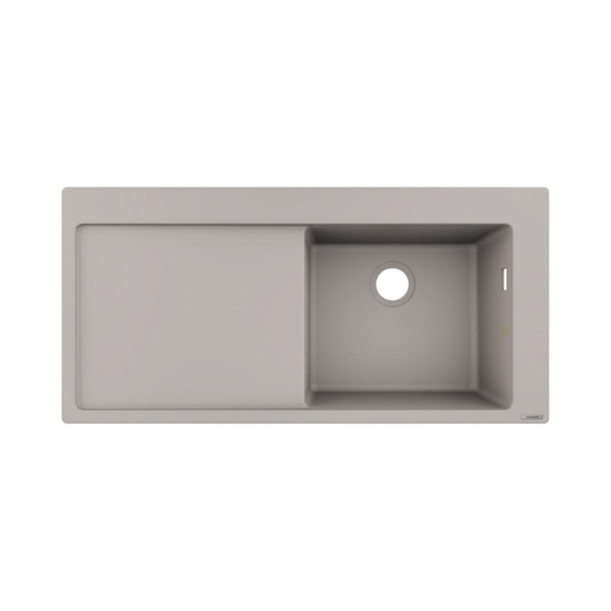 Hansgrohe S514-F450 SilicaTec Ankastre Granit Eviye 450 Damlalıklı Beton Grisi