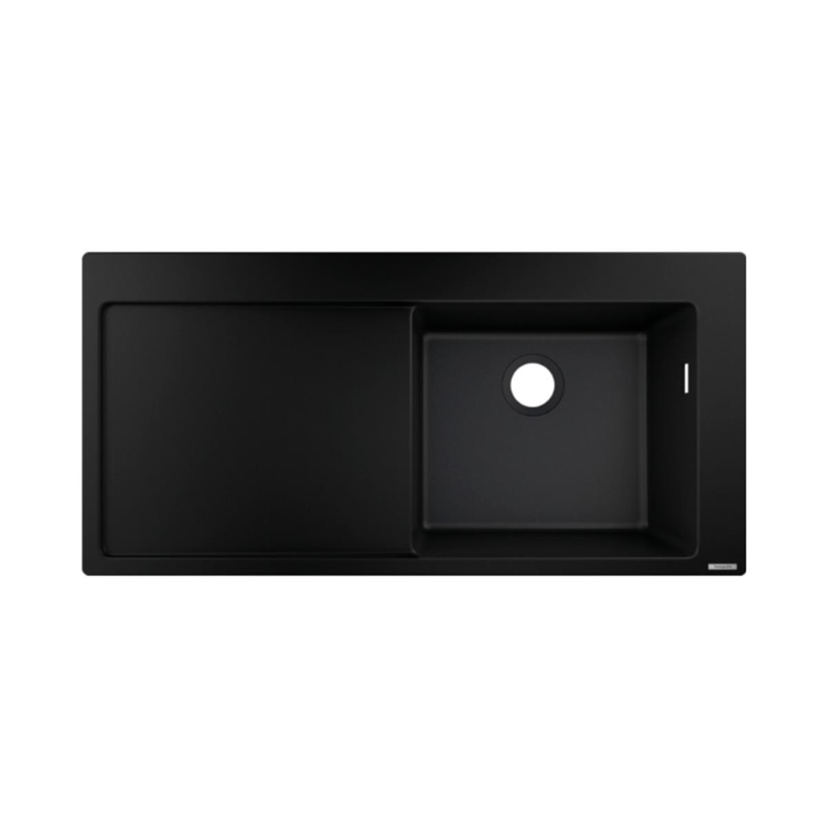 Hansgrohe S514-F450 SilicaTec Ankastre Granit Eviye 450 Damlalıklı Grafit Siyahı