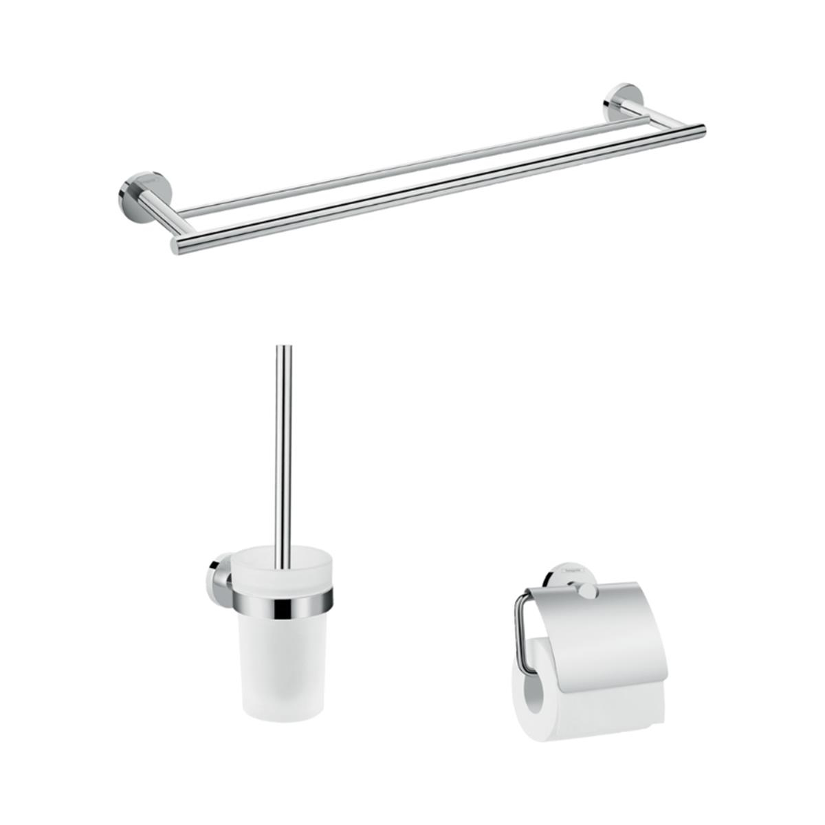 Hansgrohe Logis Universal Banyo Aksesuar Seti 3 Parça Krom